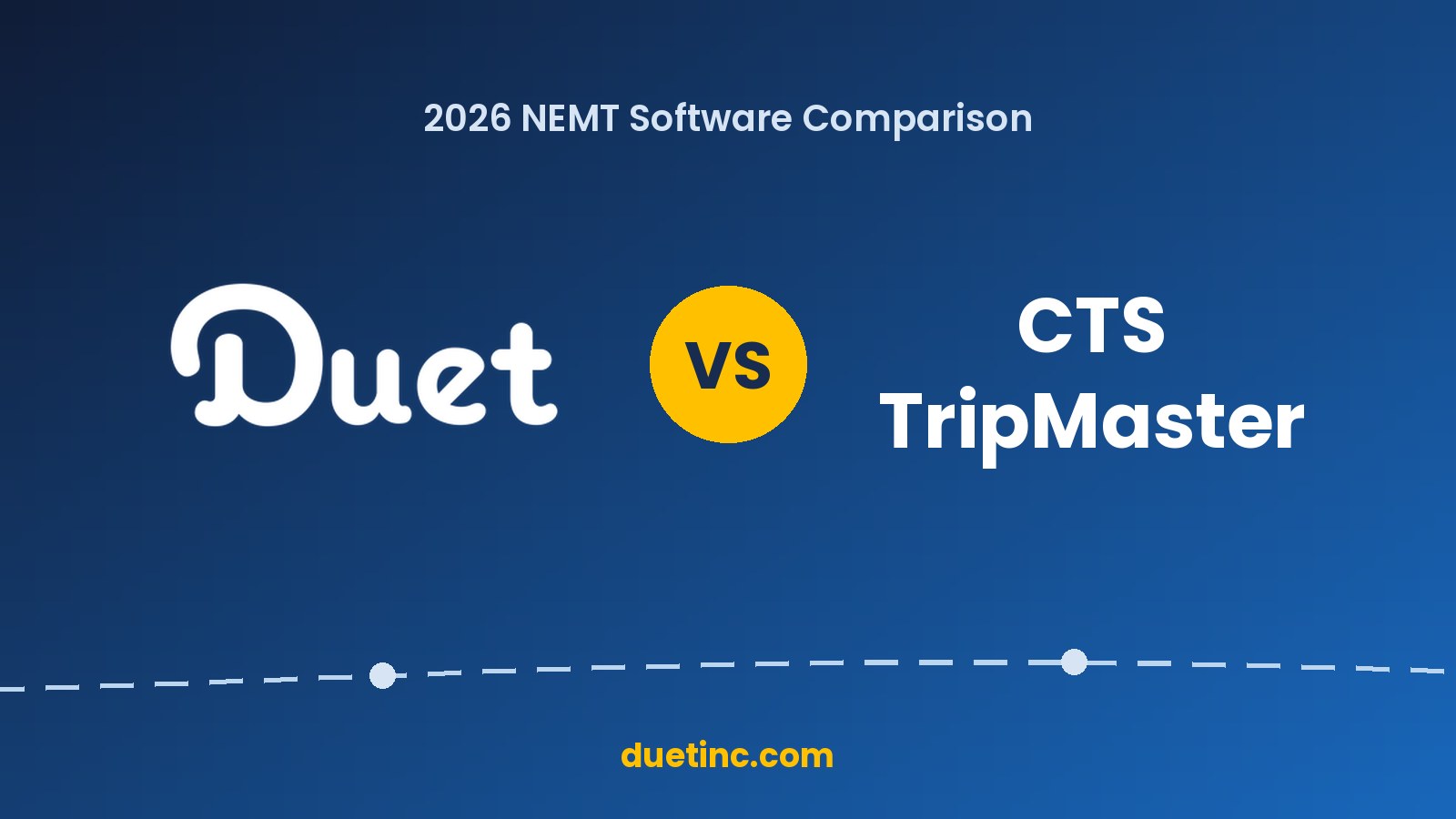 Duet vs CTS TripMaster: 2026 NEMT software comparison
