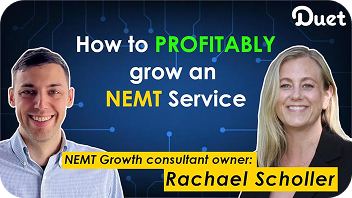 Podcast card: How to Profitably Grow an NEMT Service, with growth consultant Rachael Scholler